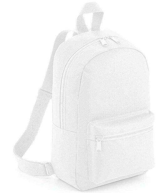 BagBase Mini Essential Fashion Backpack - White (BG153)