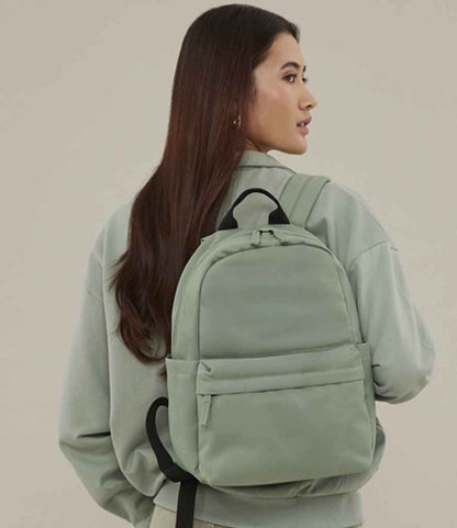 BagBase Premium Recycled Mini Backpack - Dusty Green (BG185S)