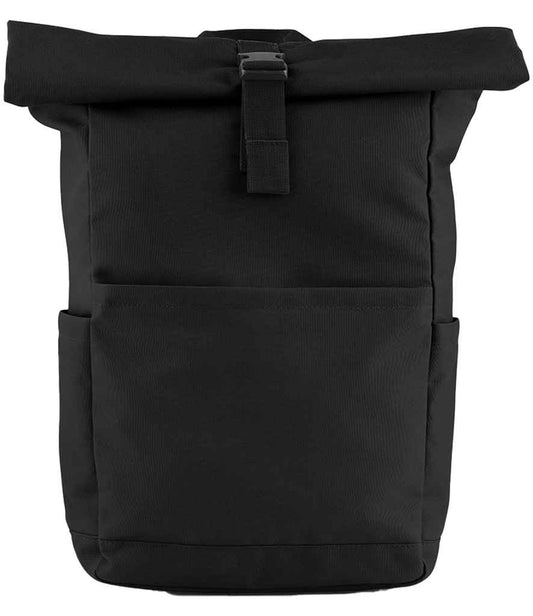 BagBase Premium Recycled Roll-Top Backpack - Black (BG186)