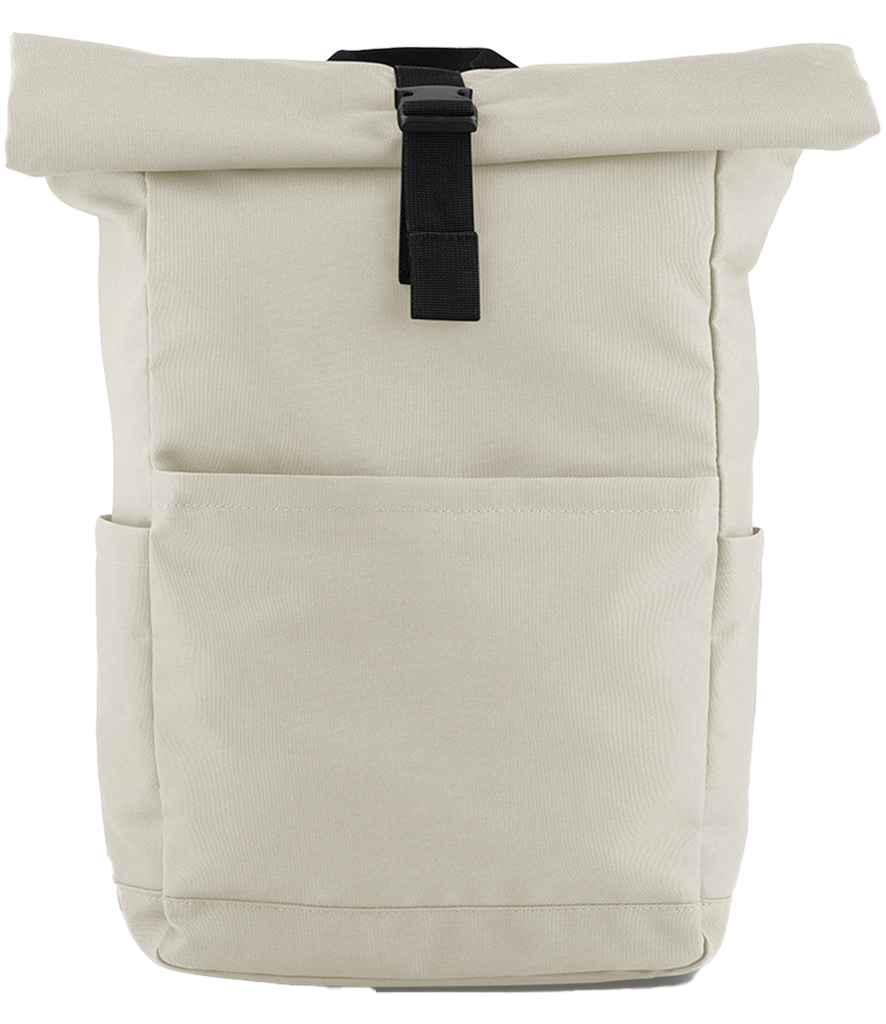 BagBase Premium Recycled Roll-Top Backpack - Natural Stone (BG186)