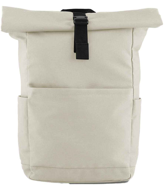 BagBase Premium Recycled Roll-Top Backpack - Natural Stone (BG186)
