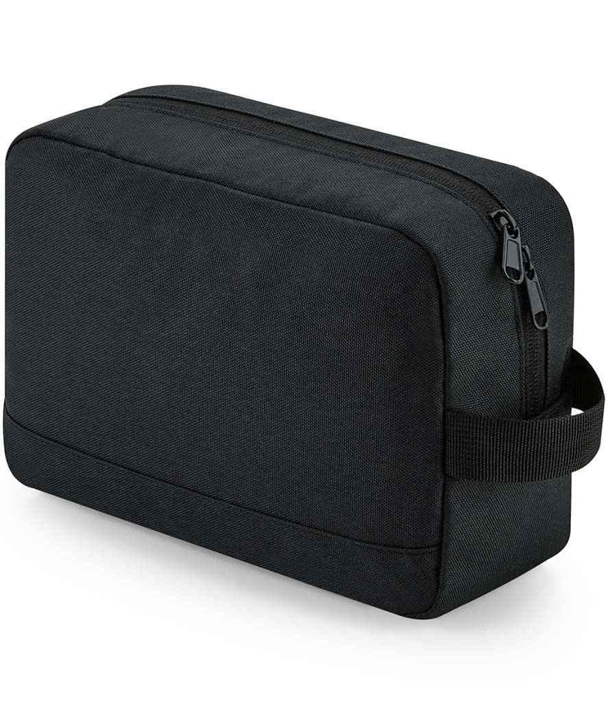 BagBase Recycled Essentials Wash Bag - Black (BG277)
