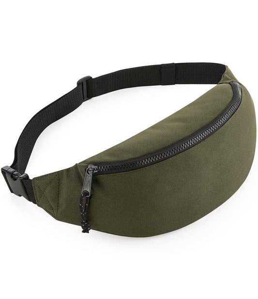 BagBase Recycled Belt Bag - Military Green (BG282)