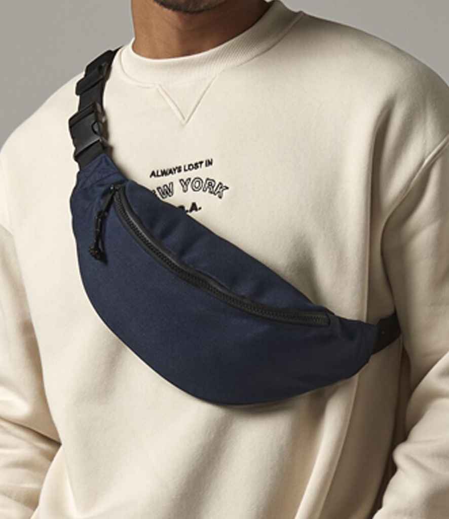 BagBase Recycled Belt Bag - Navy (BG282)