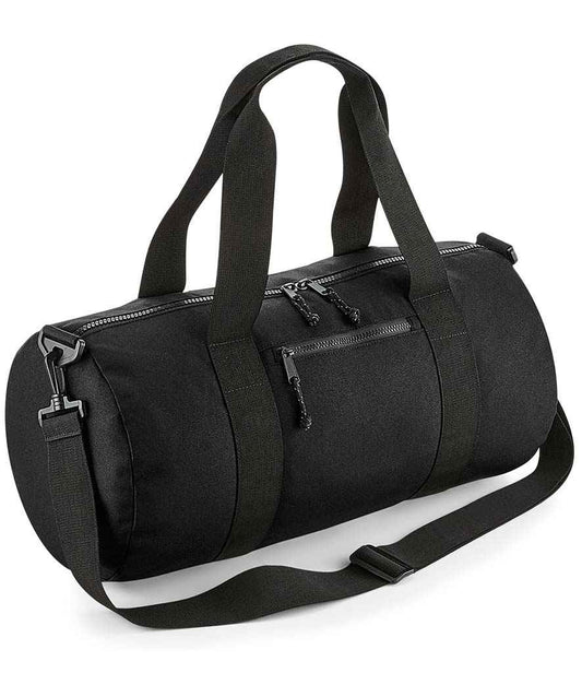 BagBase Recycled Barrel Bag - Black (BG284)