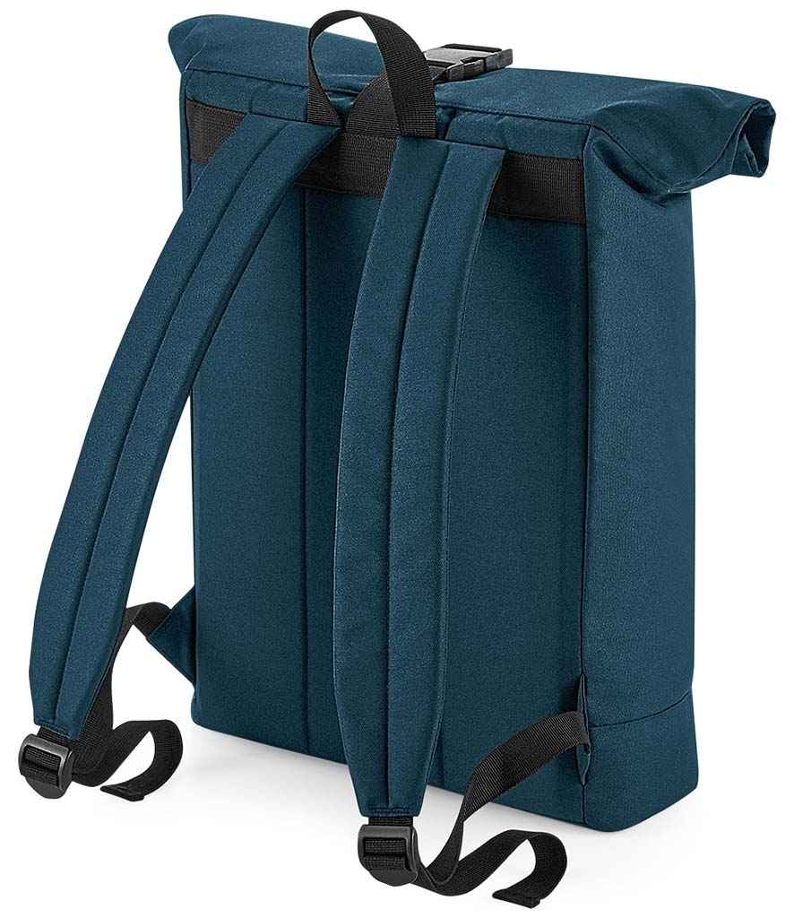 BagBase Recycled Roll-Top Backpack - Petrol (BG286)
