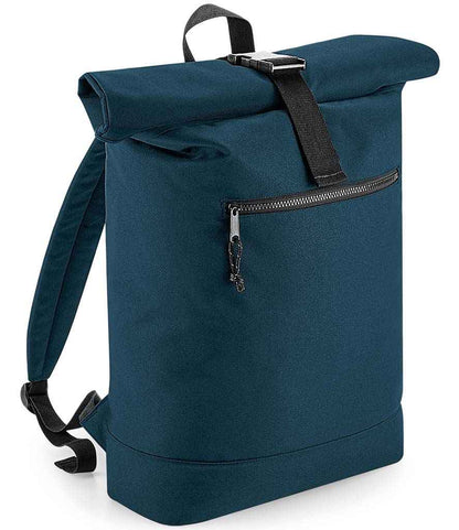 BagBase Recycled Roll-Top Backpack - Petrol (BG286)