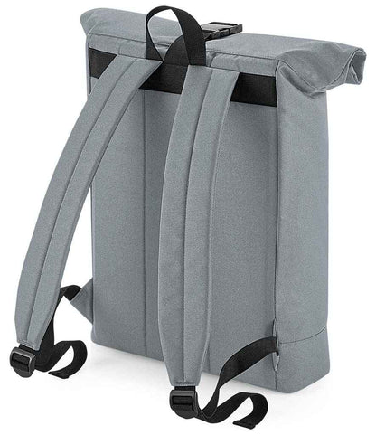 BagBase Recycled Roll-Top Backpack - Pure Grey (BG286)