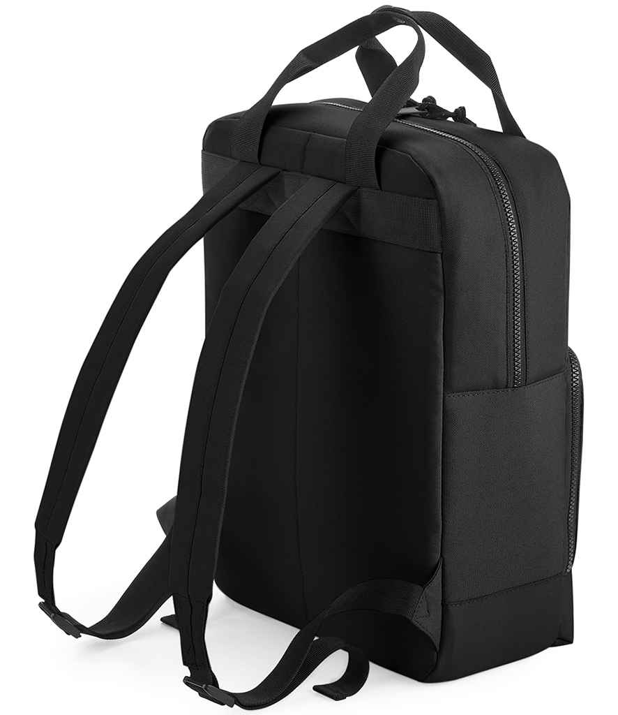 BagBase Recycled Twin Handle Cooler Backpack - Black (BG287)