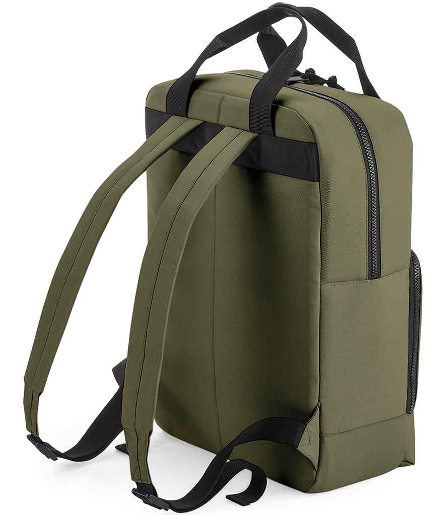 BagBase Recycled Twin Handle Cooler Backpack - Military Green (BG287)