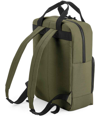 BagBase Recycled Twin Handle Cooler Backpack - Military Green (BG287)