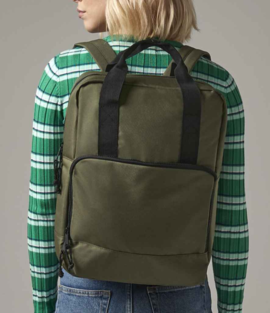 BagBase Recycled Twin Handle Cooler Backpack - Military Green (BG287)