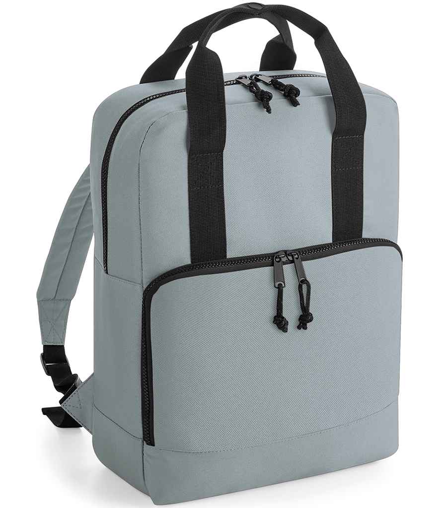 BagBase Recycled Twin Handle Cooler Backpack - Pure Grey (BG287)