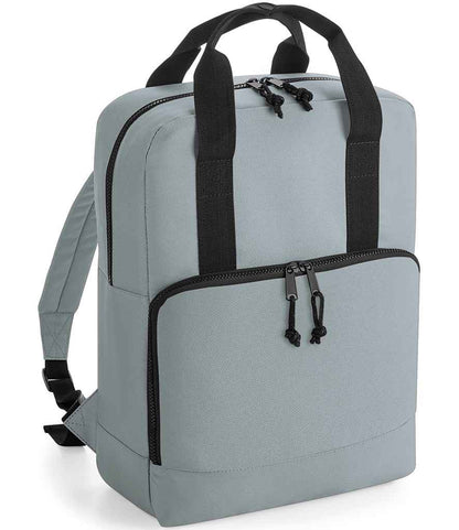 BagBase Recycled Twin Handle Cooler Backpack - Pure Grey (BG287)