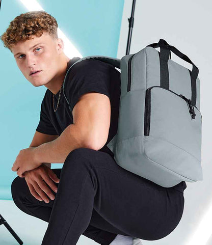 BagBase Recycled Twin Handle Cooler Backpack - Pure Grey (BG287)