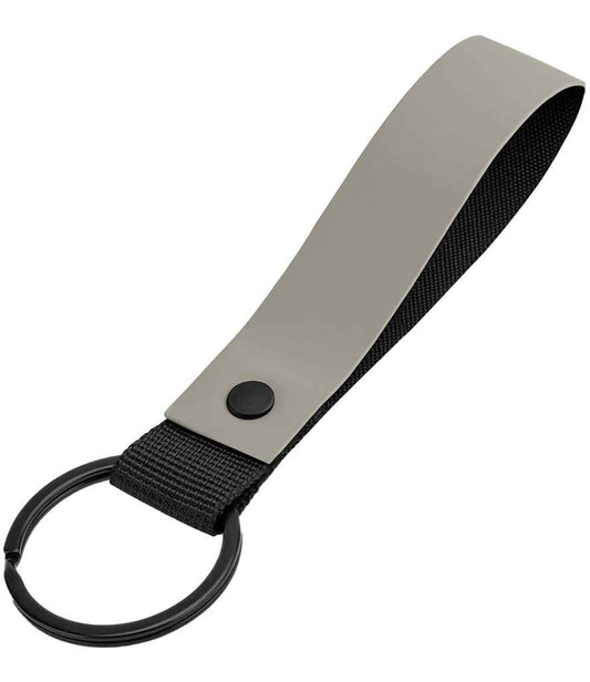 BagBase Matte PU Key Ring - Clay (BG324)