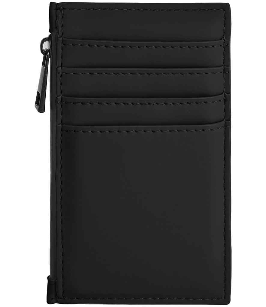 BagBase Matte PU Card Holder - Black (BG326)