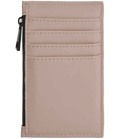 BagBase Matte PU Card Holder - Nude Pink (BG326)