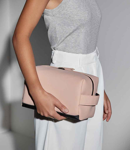 BagBase Matte PU Toiletry/Accessory Case - Nude Pink (BG332)