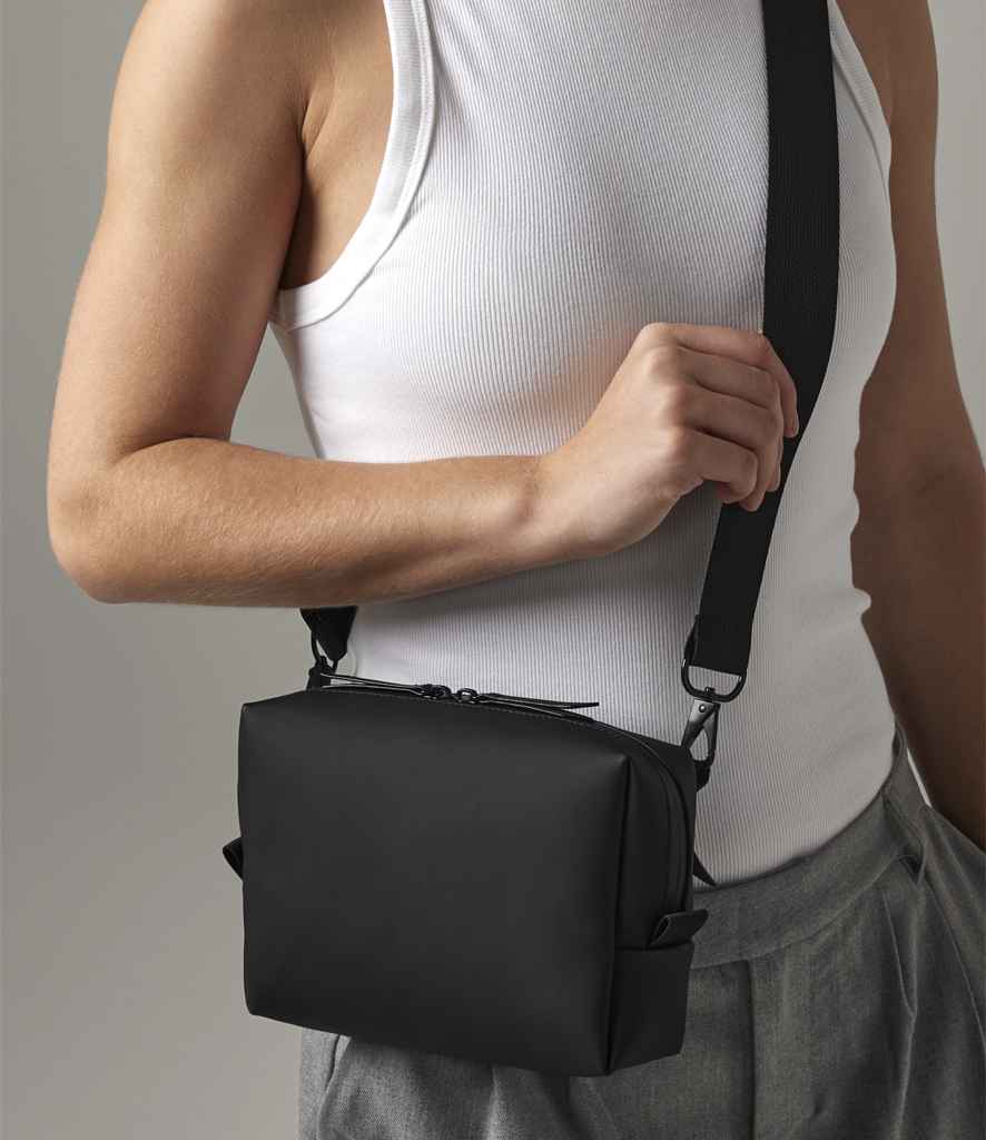 BagBase PU Cross Body Bag - Black (BG334)