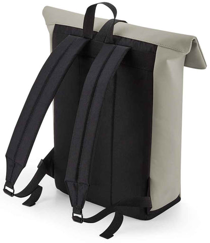 BagBase Matte PU Roll-Top Backpack - Clay (BG335)