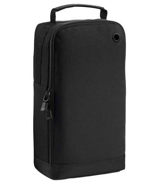 BagBase Athleisure Sports Shoe/Accessory Bag - Black/Black (BG540)