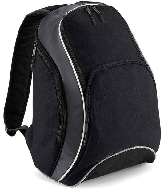BagBase Teamwear Backpack - Black/Graphite Grey (BG571)