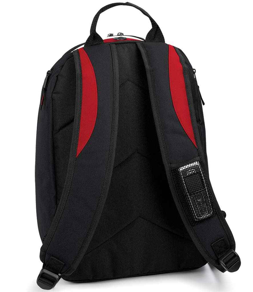 BagBase Teamwear Backpack - Black/Classic Red (BG571)