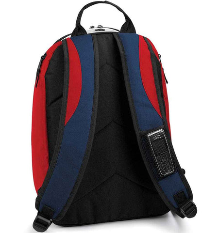 BagBase Teamwear Backpack - French Navy/Classic Red/White (BG571)