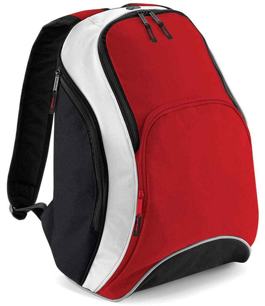 BagBase Teamwear Backpack - Classic Red/Black (BG571)