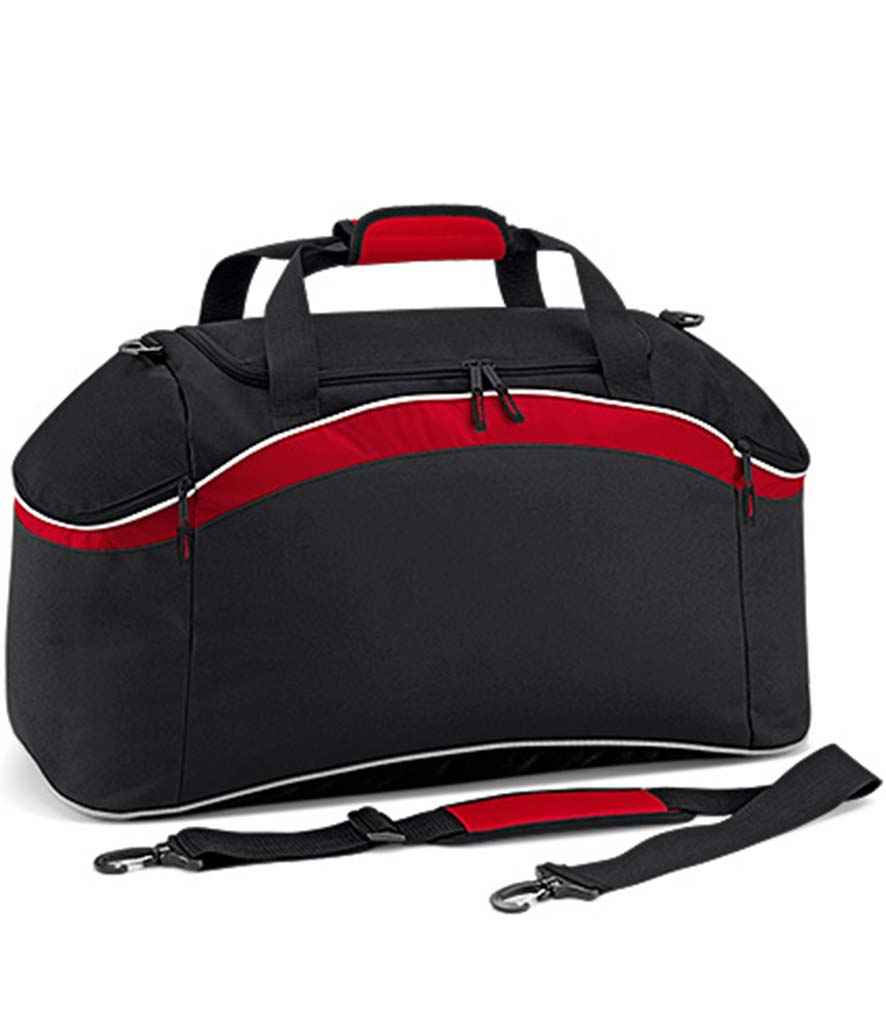 BagBase Teamwear Holdall - Black/Classic Red (BG572)