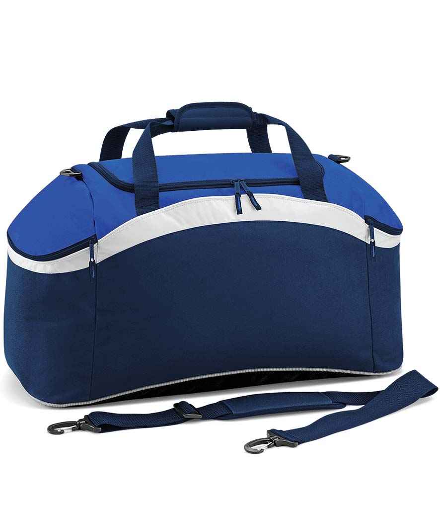 BagBase Teamwear Holdall - French Navy/Bright Royal/White (BG572)