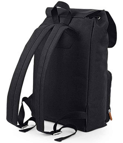 BagBase Vintage Laptop Backpack - Black/Brown (BG613)
