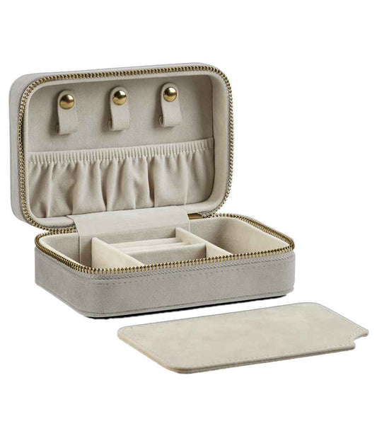 BagBase Velvet Travel Jewellery Box - Moonstone (BG710)