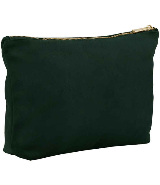BagBase Velvet Accessory Bag - Dark Emerald (BG714)