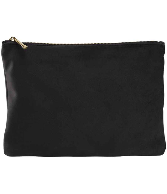 BagBase Velvet Accessory Pouch - Black Onyx (BG715)