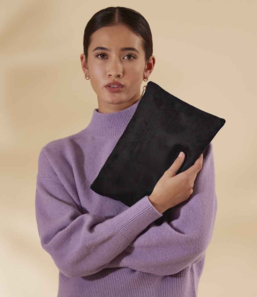 BagBase Velvet Accessory Pouch - Black Onyx (BG715)