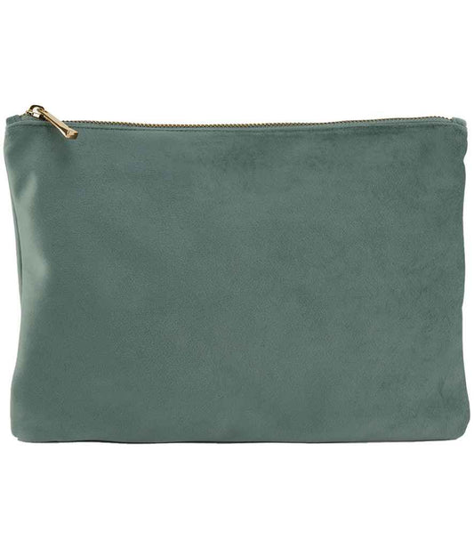 BagBase Velvet Accessory Pouch - Jade (BG715)