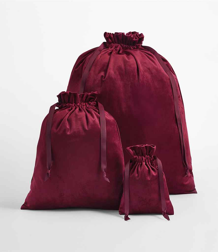 BagBase Velvet Gift Bag - Ruby Red (BG718)