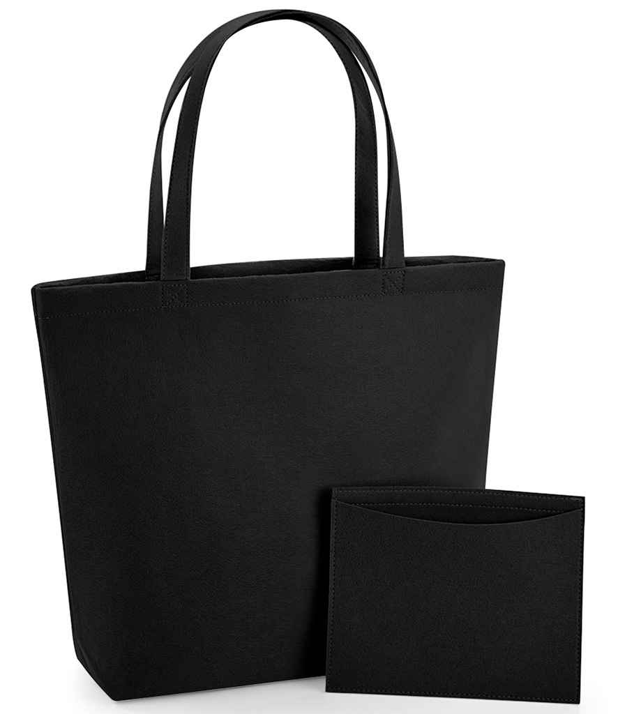 BagBase Felt Shopper - Black (BG721)