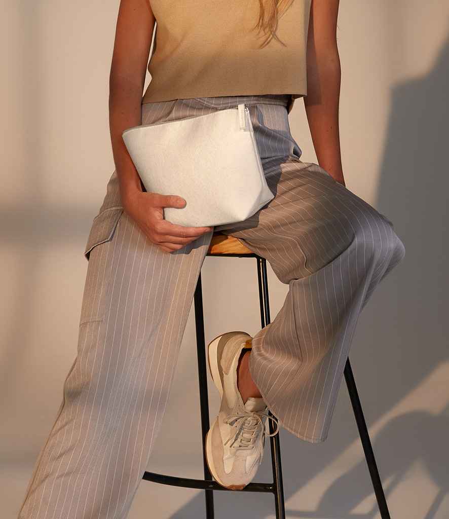 BagBase Felt Accessory Bag - Soft White (BG724)