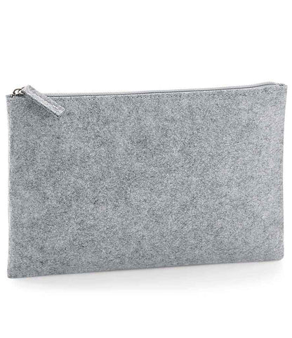 BagBase Felt Accessory Pouch - Grey Melange (BG725)