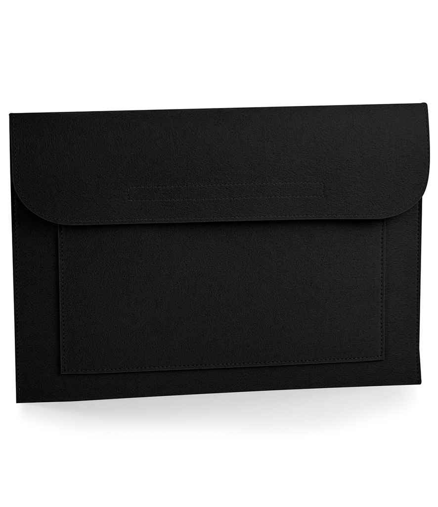 BagBase Felt Laptop/Document Slip - Black (BG726)