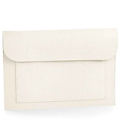 BagBase Felt Laptop/Document Slip - Soft White (BG726)