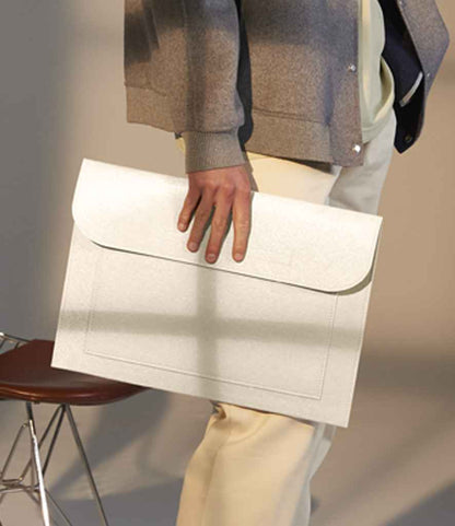 BagBase Felt Laptop/Document Slip - Soft White (BG726)