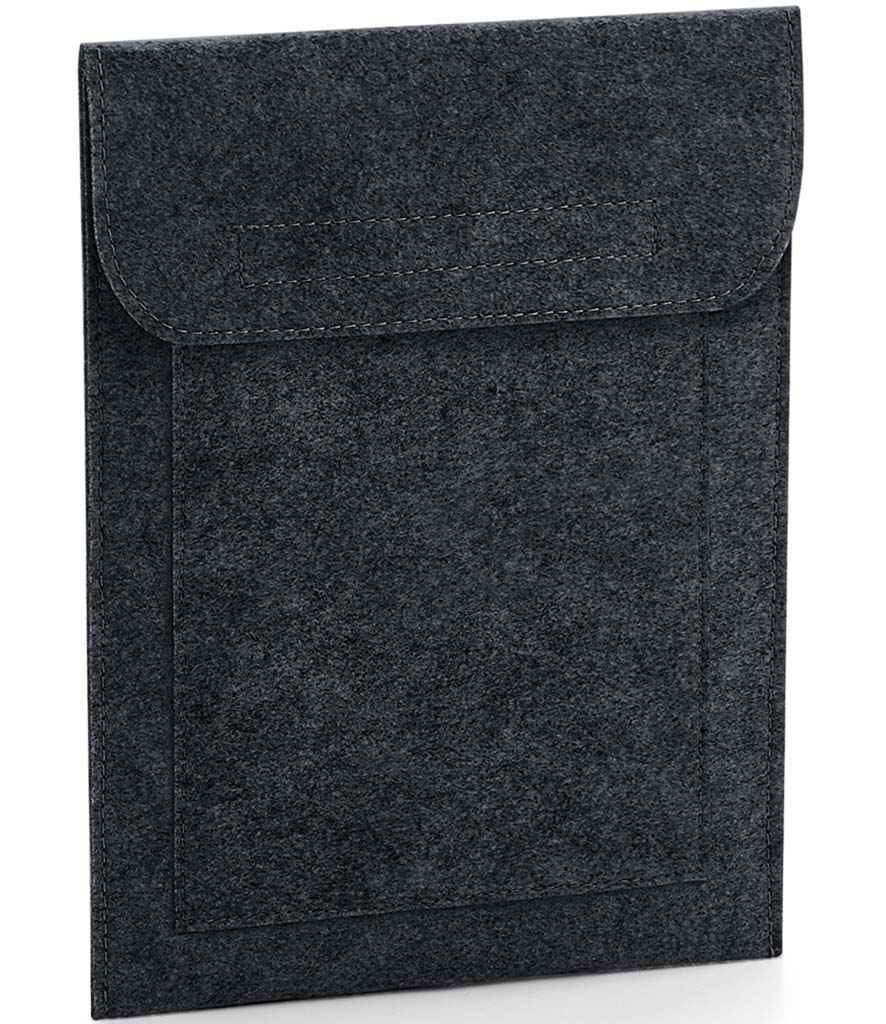 BagBase Felt iPad®/Tablet Slip - Charcoal Melange (BG727)