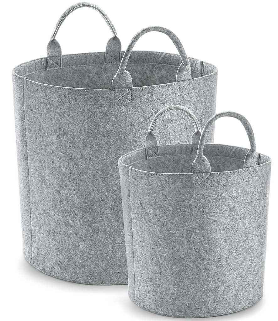 BagBase Felt Trug - Grey Melange (BG728)