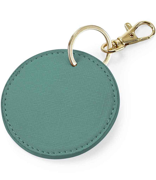 BagBase Boutique Circular Key Clip - Sage Green (BG745)