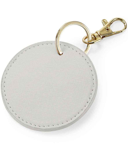 BagBase Boutique Circular Key Clip - Soft Grey (BG745)