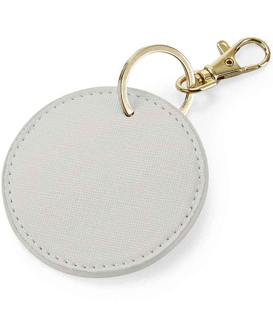 BagBase Boutique Circular Key Clip - Soft Grey (BG745)